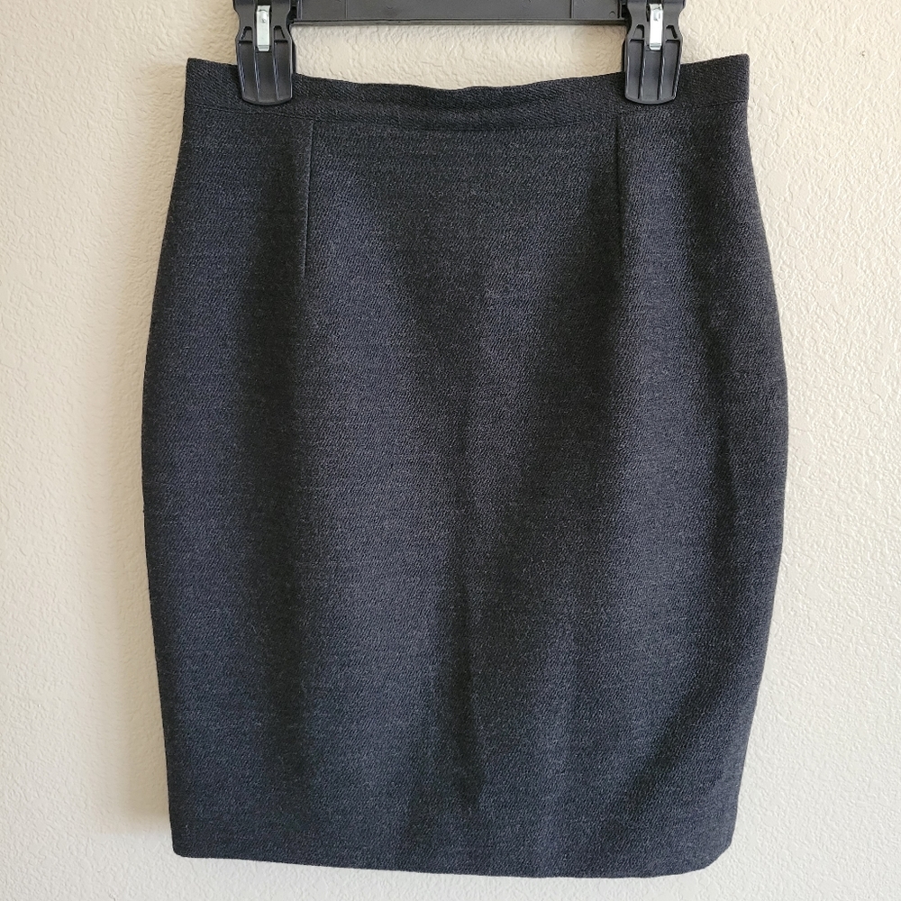 100% Wool A-line Skirt Made in Paris, France D'Ailleurs Size S